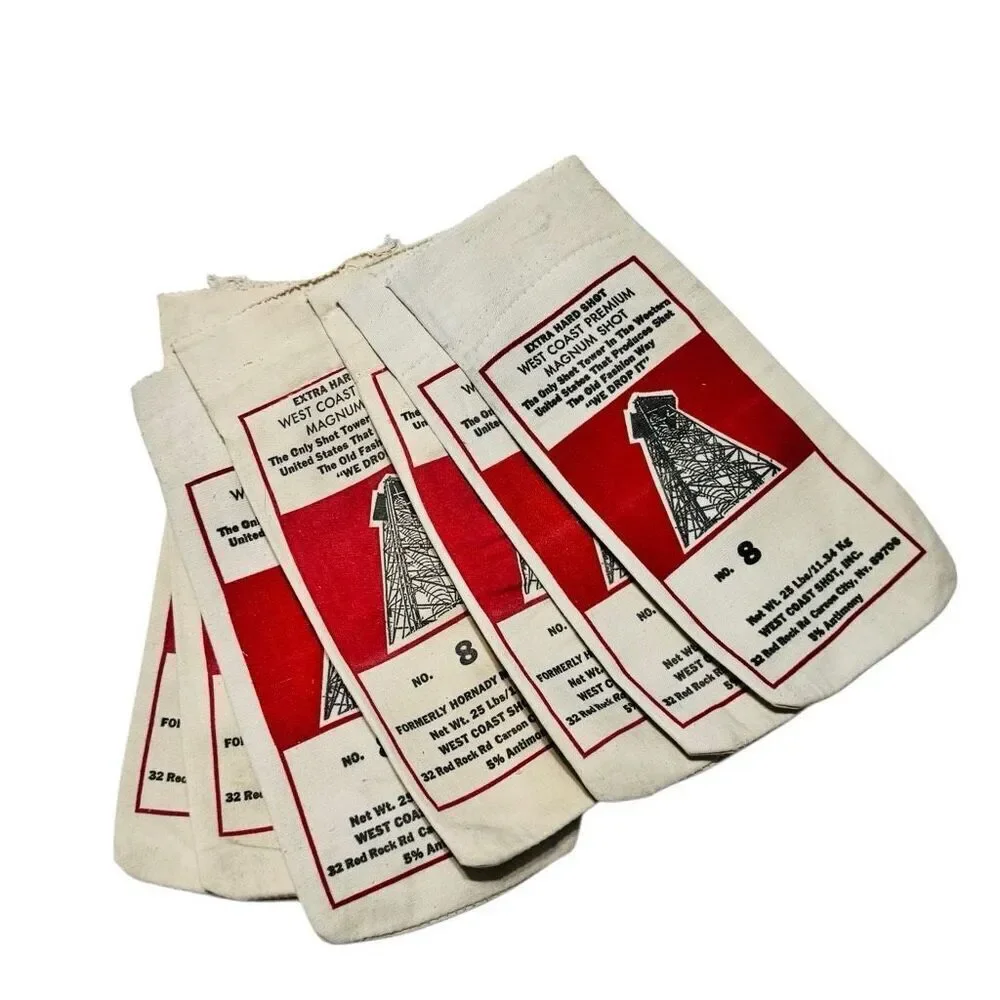 WEST COAST PREMIUM MAGNUM SHOT #8 Vintage Canvas Ammo Bag Advertisement